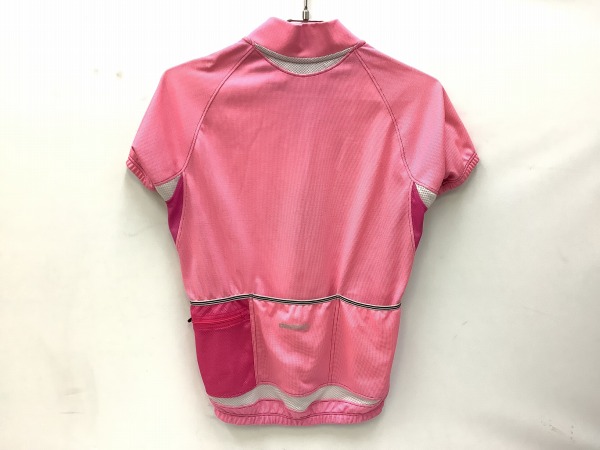 【SALE】半袖フルジップジャージ　サイズ：XS　ピンク