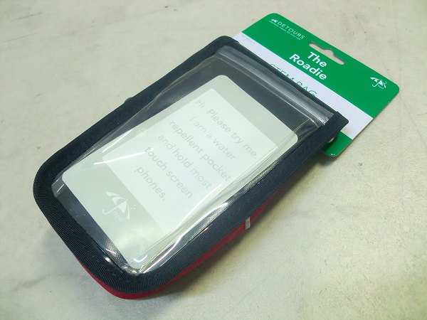 【SALE】スマホホルダーステムバッグ The Roadie レッド
