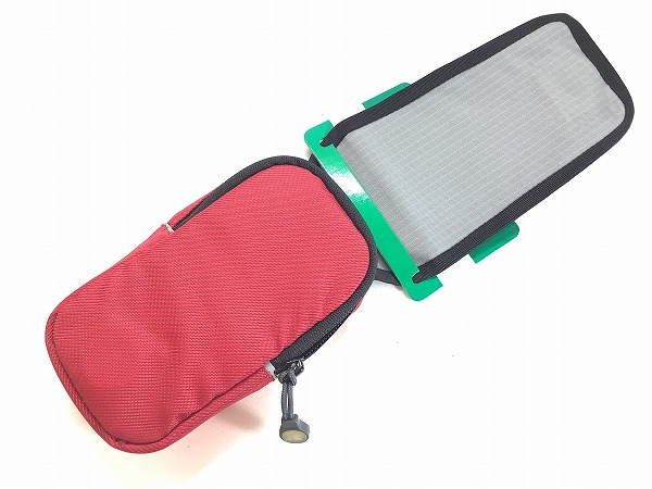 【SALE】スマホホルダーステムバッグ The Roadie レッド