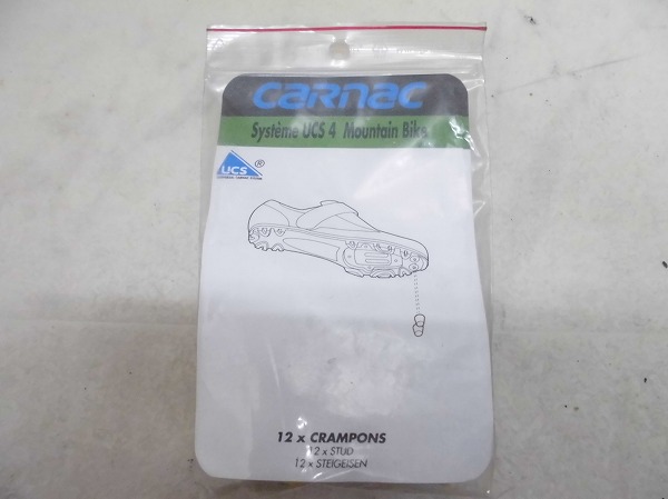 【SALE】MTBシューズ用スパイクピン 12本入り イエロー