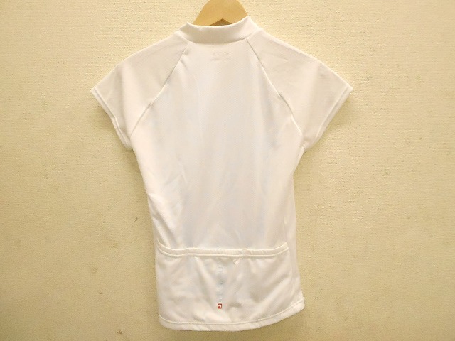 【SALE】レディース フルジップ半袖ジャージ サイズ：M ブルー/ホワイト