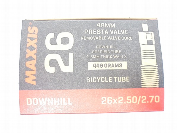 チューブ DOWNHILL 26x2.50-2.70 仏式/48mm
