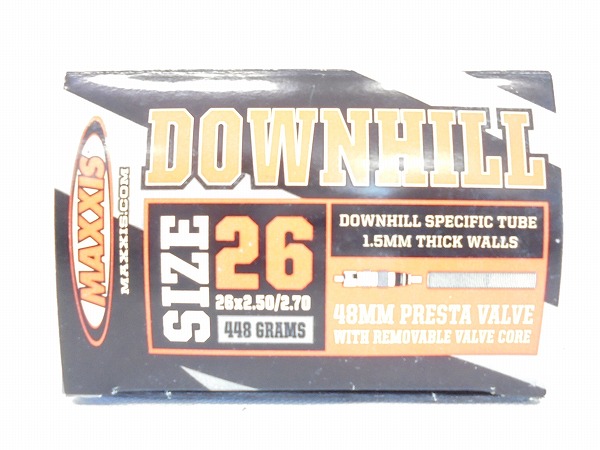 チューブ DOWNHILL 26x2.50-2.70 仏式/48mm