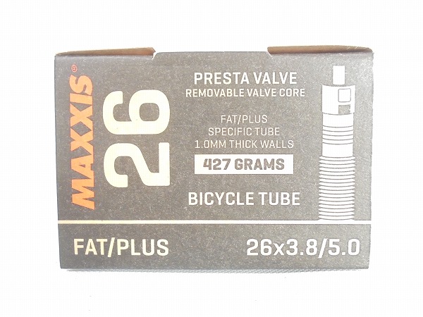 チューブ FAT/PLUS 26x3.8-5.0 仏式/36mm
