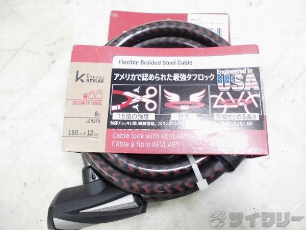 ワイヤーロック ANGOLA KEY φ12x1800mm 鍵式