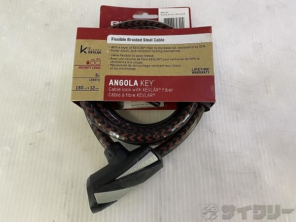 ワイヤーロック ANGOLA KEY φ12x1800mm 鍵式