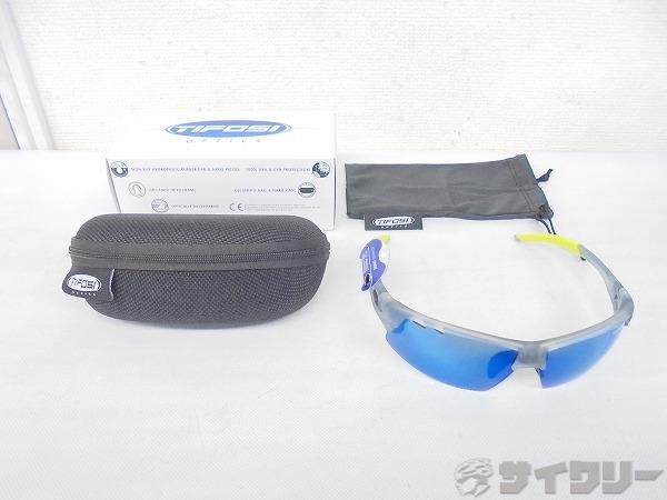 アイウェア CRIT マットスモーク オープンウォーターブルーポラライズドレンズ