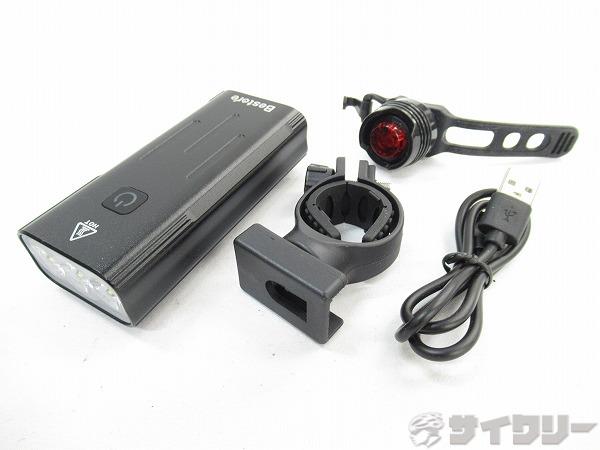 フロントライト＆リアライトセット　USB充電タイプ