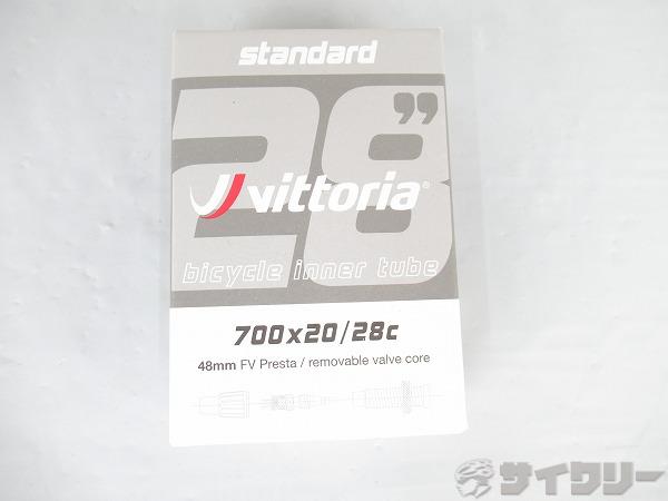 チューブ STANDARD 700x20-28c/仏式（48mm）