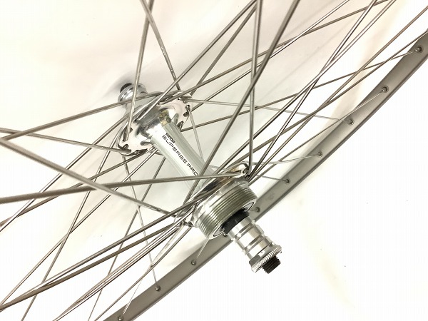 リアホイール HARD SILVER ハブ：SUPERBE PRO ボスフリー