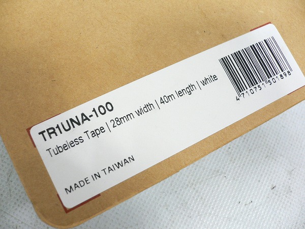 チューブレスリムテープ 28㎜×40m TR1UNA-100