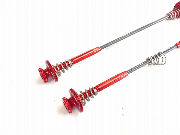 クイックレリーズ カーボンスキュワー 100/130mm レッド