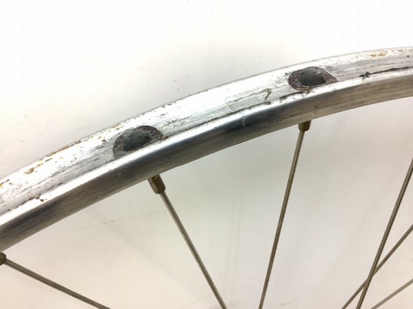 【SALE】フロントホイール RED サンシンハブ 700c