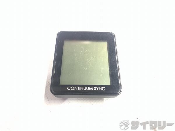 サイクルコンピューター CONTINUUM SYNC 本体のみ