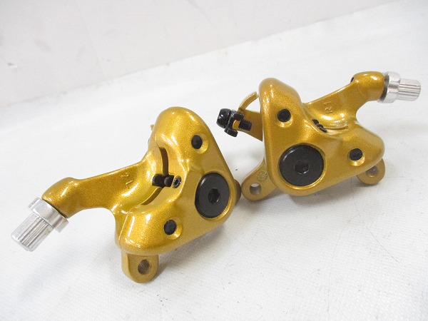 【SALE】メカニカルディスクブレーキセット ゴールド