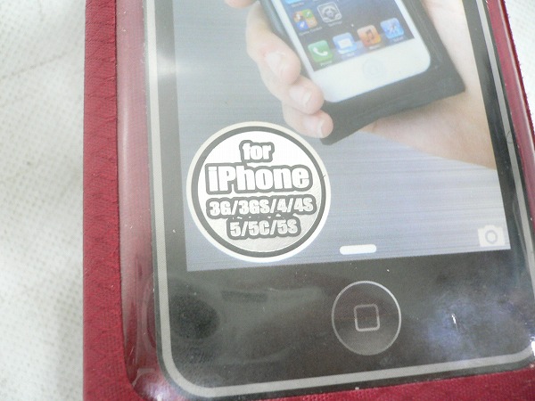スマートフォンケース SEAL WRAP iPHONE3-5s レッド