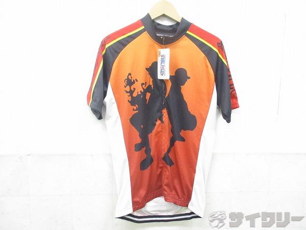 【SALE】ワンピース サイクルジャージ ルフィ＆エース M