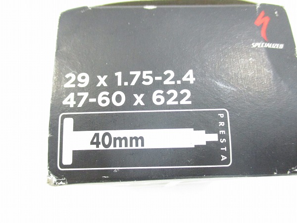 仏式チューブ 29x1.75-2.4 40mm
