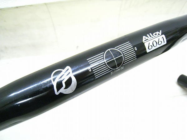 ドロップハンドル 420/31.8mm アルミ ブラック