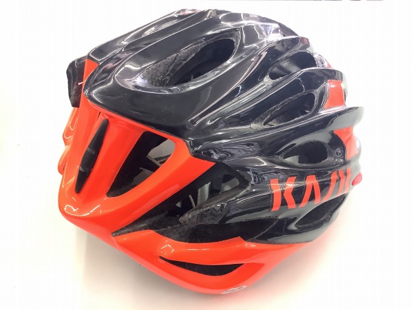ヘルメット MOJITO ブラック/オレンジ Mサイズ（48-58）