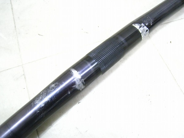 フラットバー 540/25.4mm アルミ ブラック