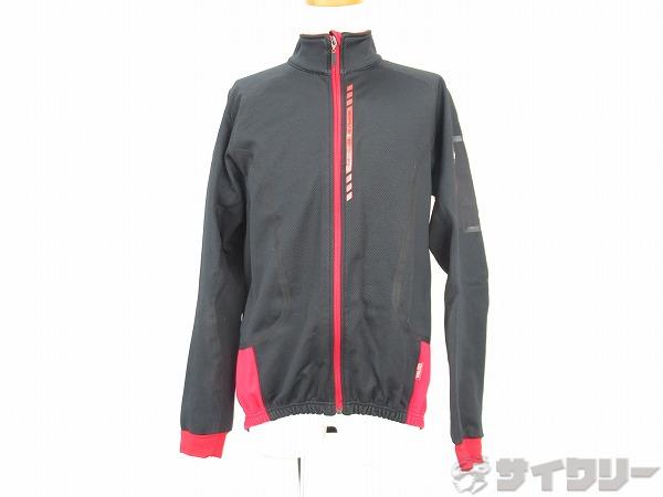 ウィンドブレークジャケット　Lサイズ　ブラック/レッド
