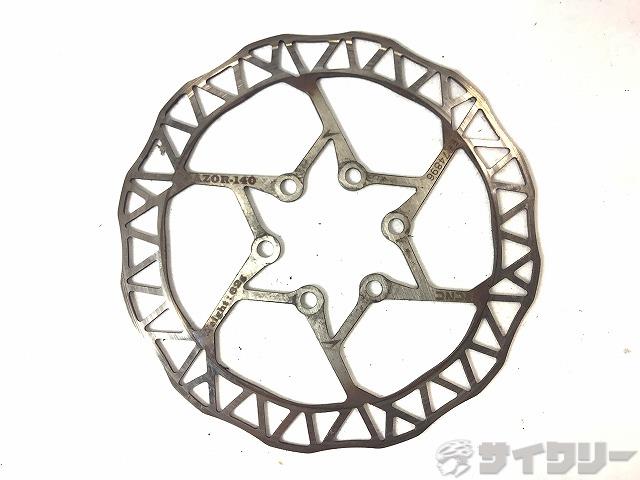ディスクローター RAZOR 　140　6穴　シルバー