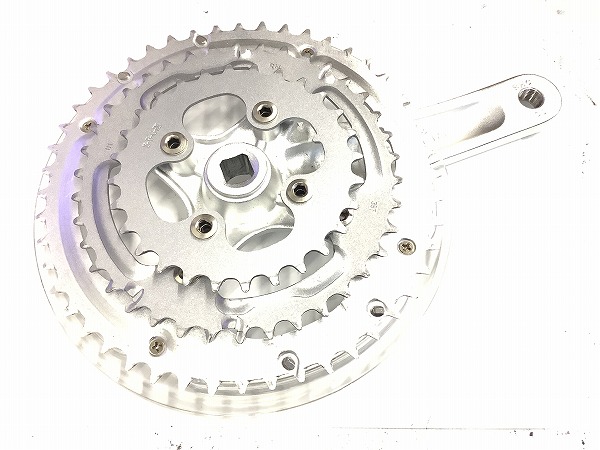 クランクセット 48/38/28T 170mm シルバー