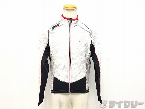 プレミアムウィンドブレークジャケット Lサイズ ホワイト/ブラック