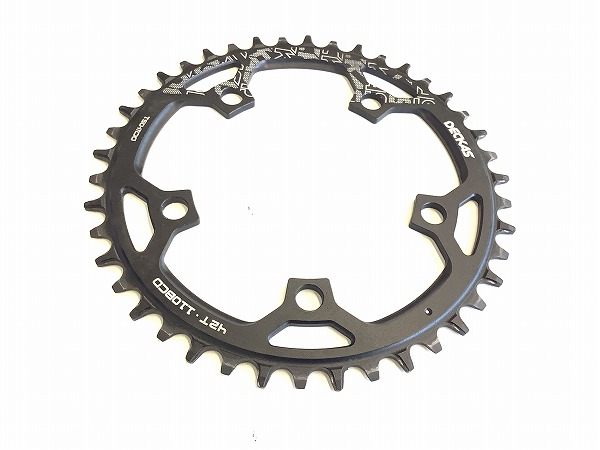 aerocoach Aten 58T ナローワイドチェーンリング 美品 Oval Narrow