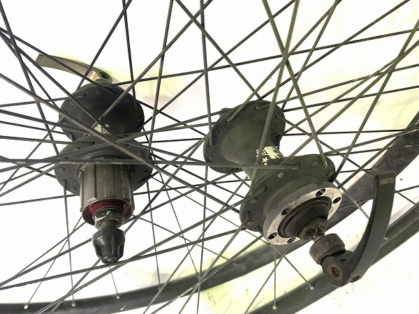 ホイールセット 700C 6穴式 シマノフリー7s 100/135mm