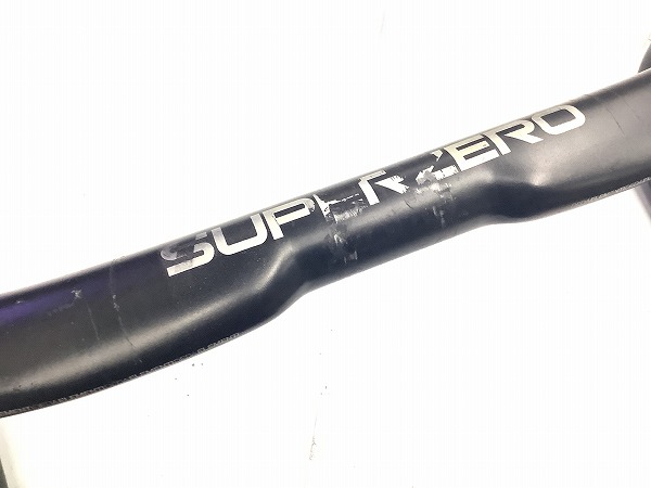 ドロップハンドル SUPERZERO 約420mm（エンド外-外実測）/31.7mm 使用感あり