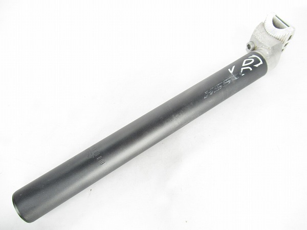 シートポスト　SSR　ブラック/シルバー　31.6mm/320mm　※錆有