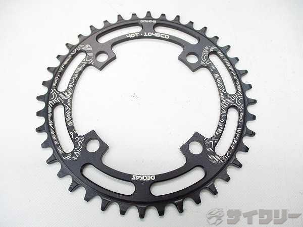 送料無料　ナローワイド チェーンリング BCD/PCD104 50T 黒 2025年最新ナローワイド 104の人気アイテム - メルカリ