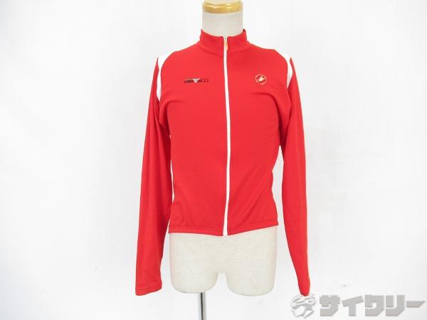 長袖ジャージ　サイズS　レッド