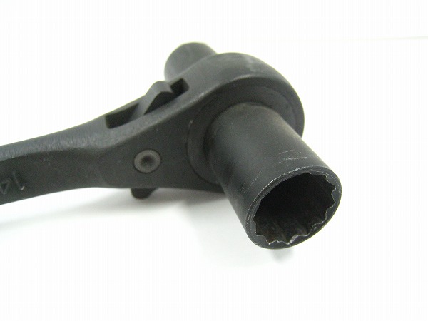 輪業用ラチェットレンチ　C-160 14/15mm