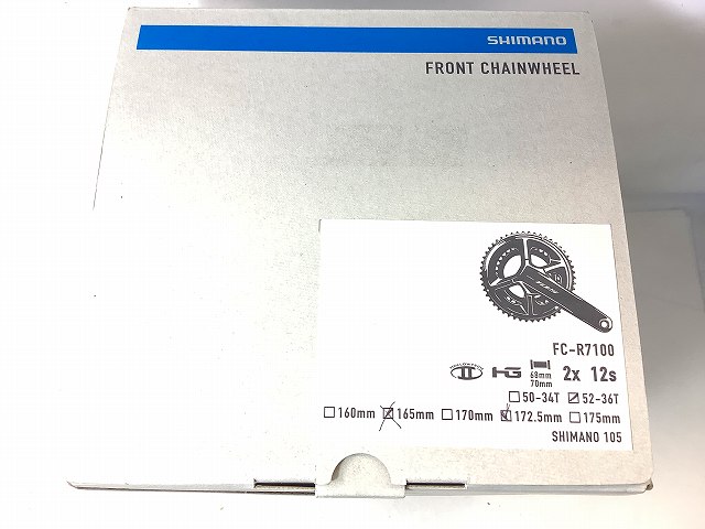 クランクセット 105 FC-R7100 52/36T 172.5mm