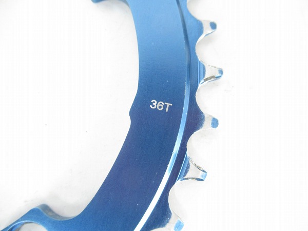 ナローワイドチェーンリング　36T　PCD104　ブルー