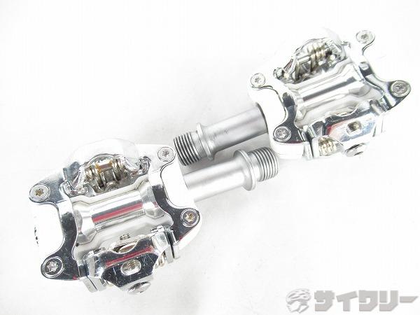 ビンディングペダル　SPD　ホワイト