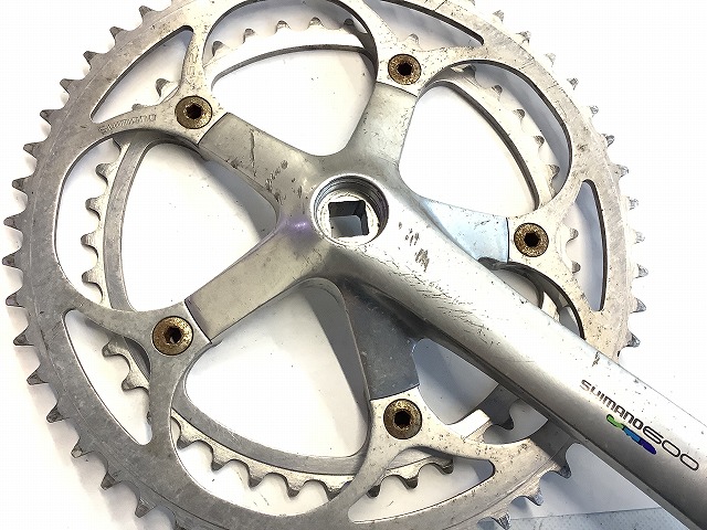 クランクセット FC-6400 SHIMANO600 170mm/130mm 52/42T スクエア
