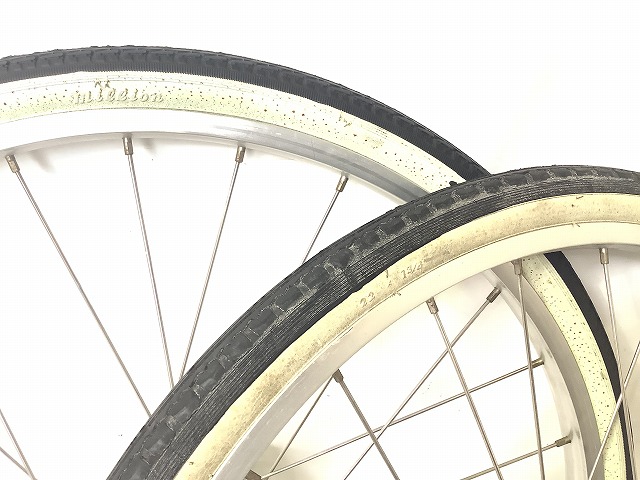 ホイールセット 22×1 3/8 W/O LA 22インチ 約100/126mm(実測）