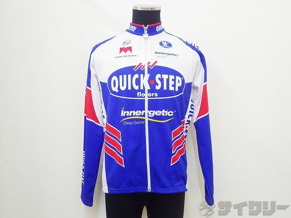 長袖フルジップジャージ QUICKSTEPロゴ XLサイズ