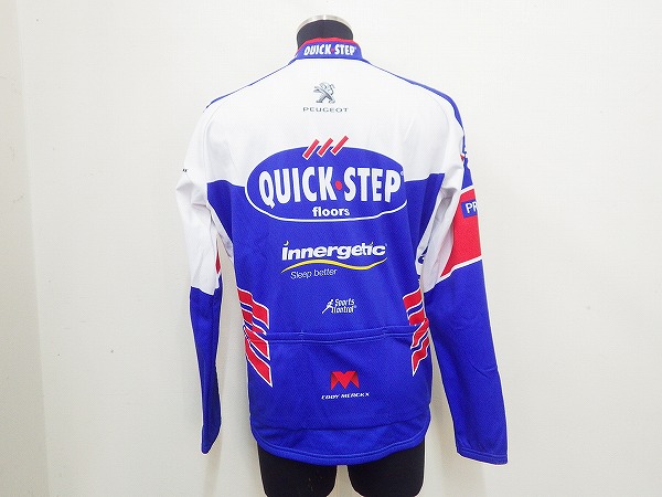 長袖フルジップジャージ QUICKSTEPロゴ XLサイズ