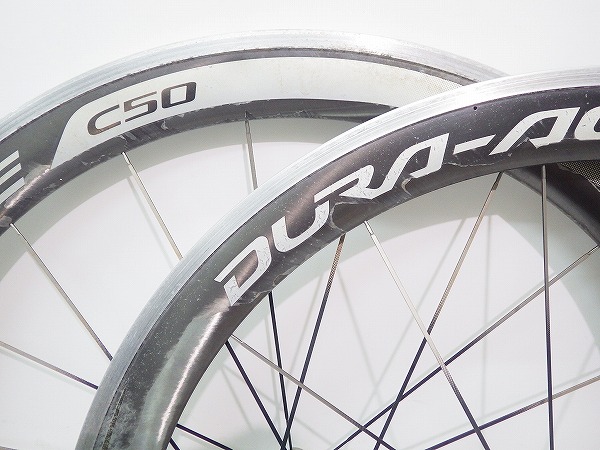 ホイールセット WH-9000-C50 DURA-ACE 700c/シマノフリー 11s ※使用感大