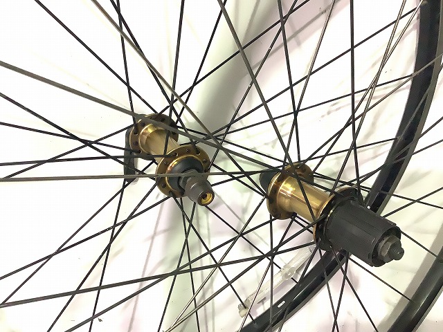 ホイールセット 622×19C 100/135mm 24/28H 使用感あり