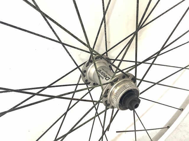 フロントホイール XM317 DISC HB-M535 26インチ スポーク破損