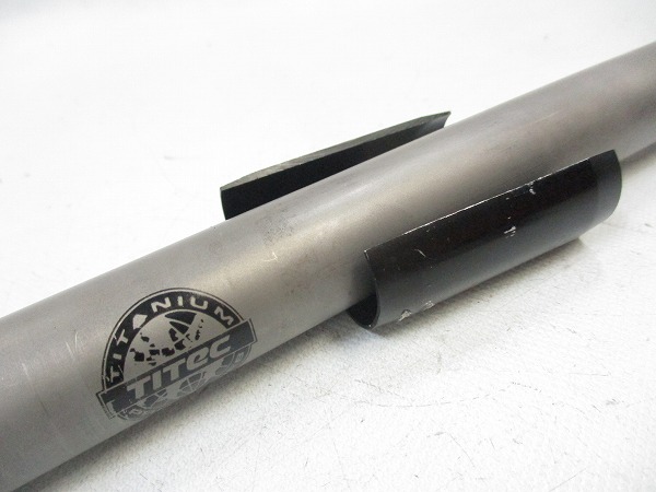 チタンフラットバーハンドル 500/25.4（22.2）mm