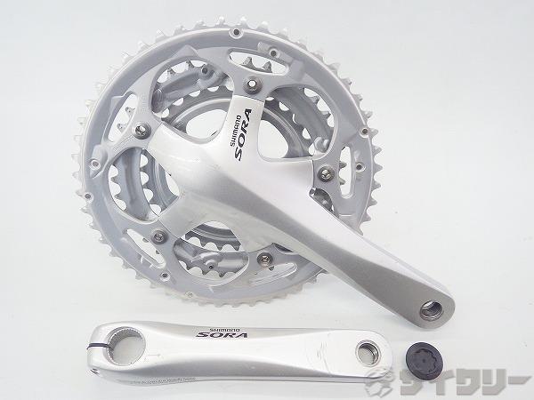 クランクセット FC-3403 SORA 165㎜/ PCD：130-74mm/ホローテックⅡ