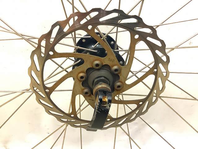 フロントホイール　ALLTERRA　DISC　700c　クリンチャー