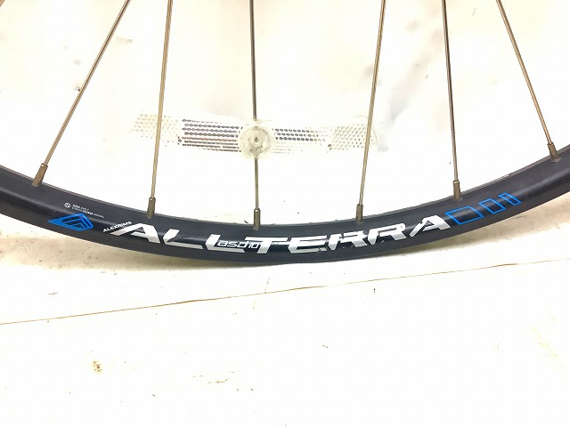 フロントホイール　ALLTERRA　DISC　700c　クリンチャー